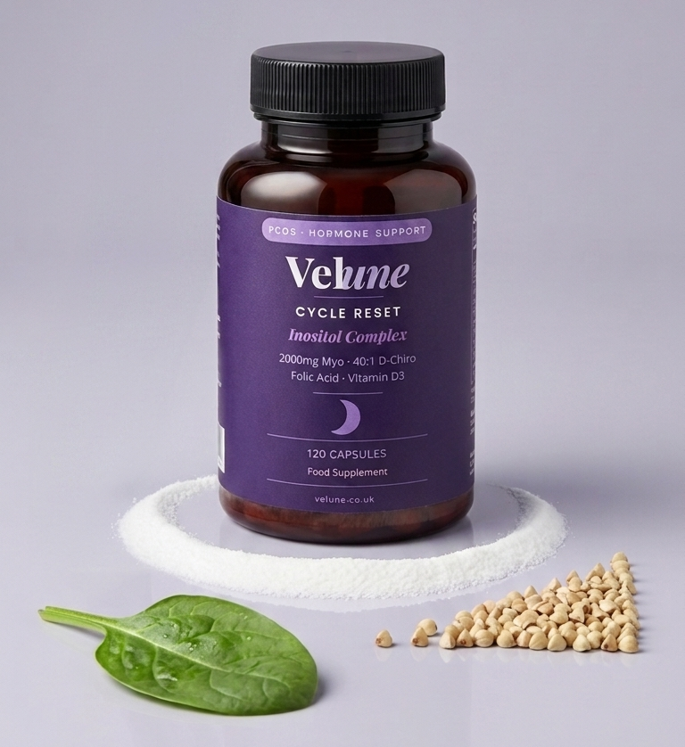 Supplement bottle labeled 'Venum' on a gray background with a white circular platform.